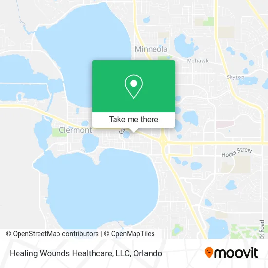 Healing Wounds Healthcare, LLC map