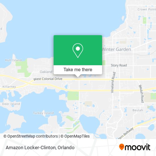 Amazon Locker-Clinton map