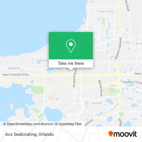 Mapa de Acs Sealcoating