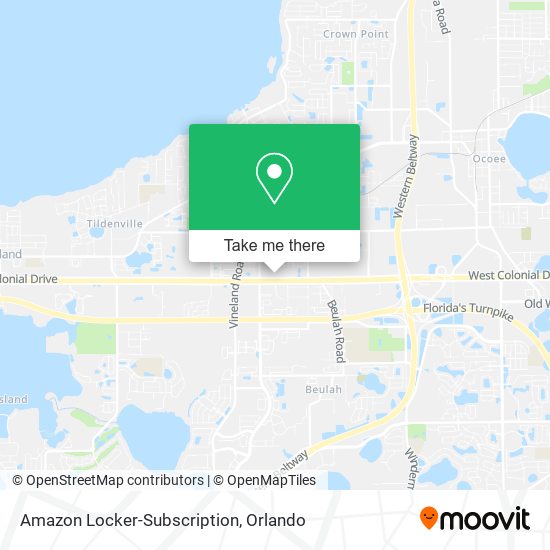 Mapa de Amazon Locker-Subscription