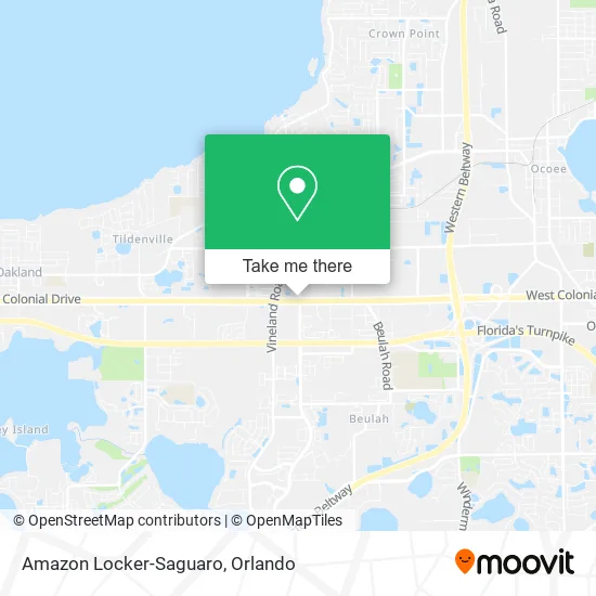 Amazon Locker-Saguaro map