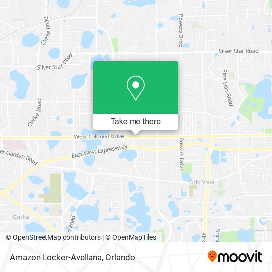 Amazon Locker-Avellana map