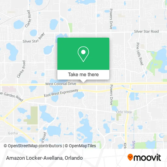 Amazon Locker-Avellana map