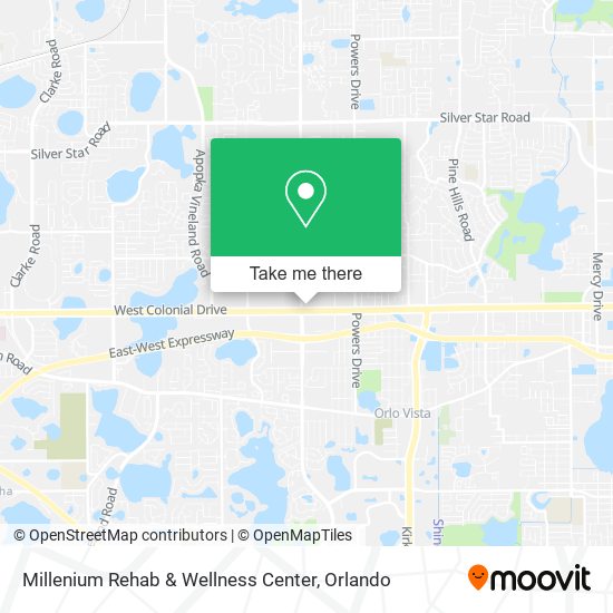 Millenium Rehab & Wellness Center map