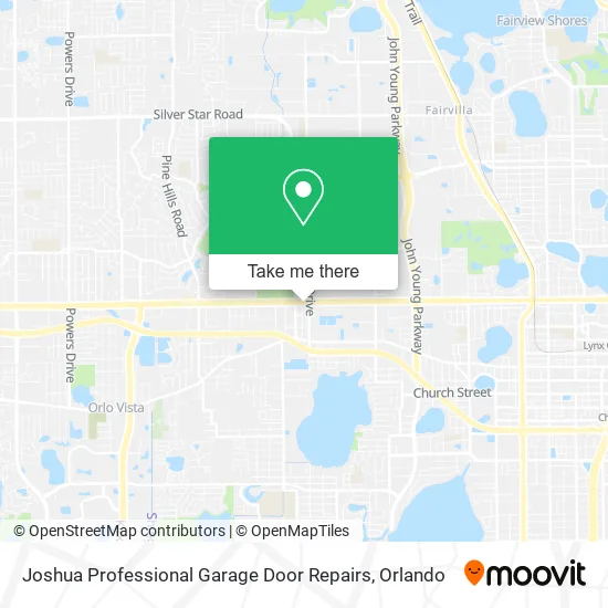 Joshua Professional Garage Door Repairs map