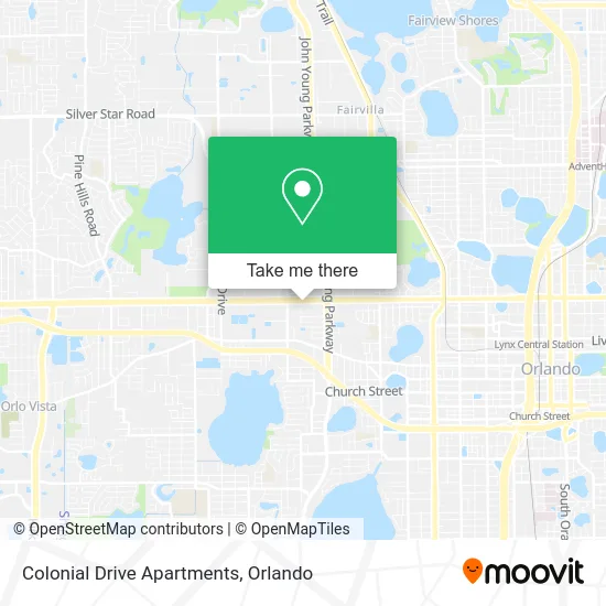 Colonial Drive Apartments map