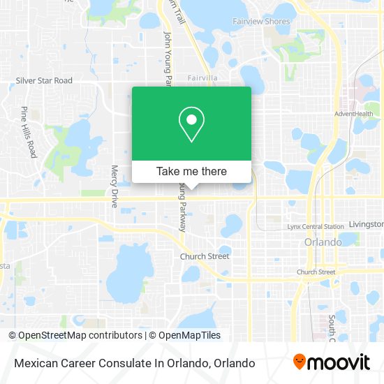 Mexican Career Consulate In Orlando map
