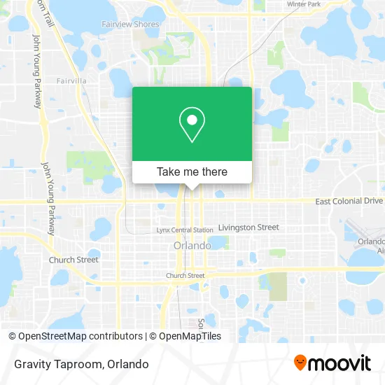 Mapa de Gravity Taproom