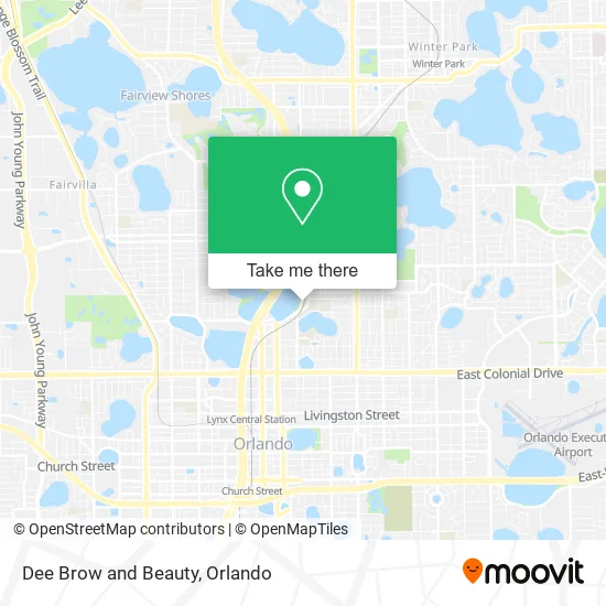 Dee Brow and Beauty map