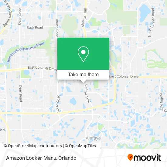 Amazon Locker-Manu map