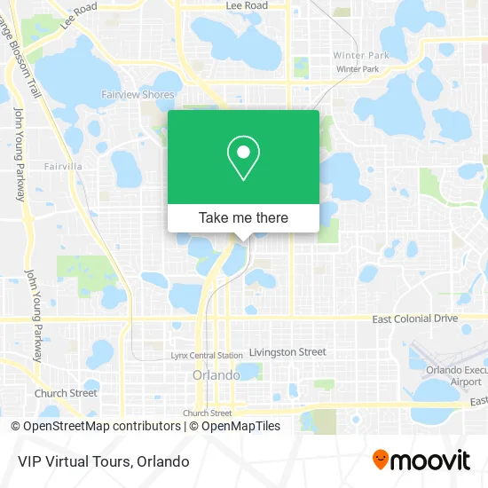 VIP Virtual Tours map