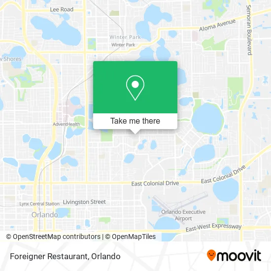 Foreigner Restaurant map
