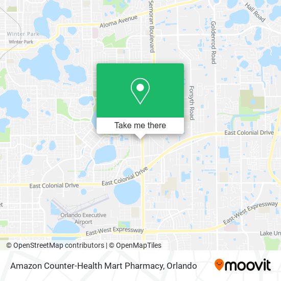 Amazon Counter-Health Mart Pharmacy map