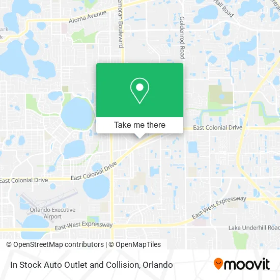 Mapa de In Stock Auto Outlet and Collision
