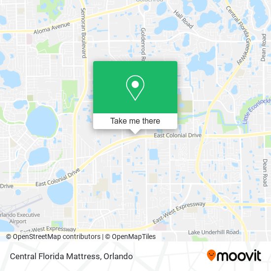 Central Florida Mattress map