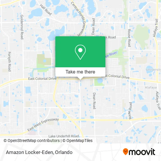 Amazon Locker-Eden map