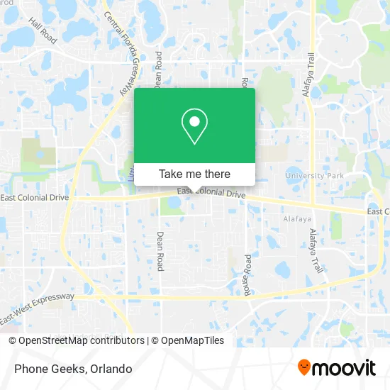 Mapa de Phone Geeks