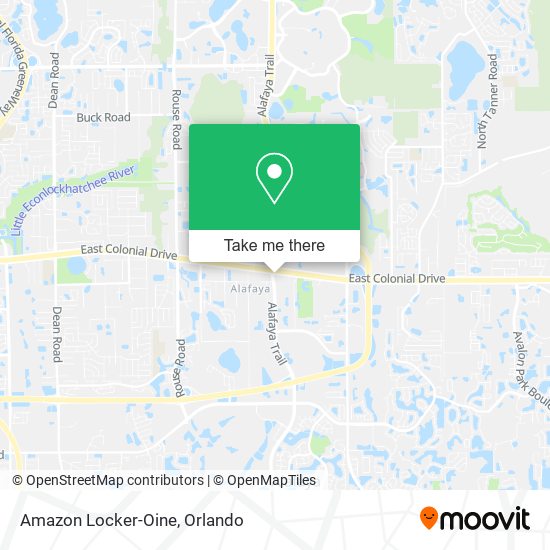 Amazon Locker-Oine map