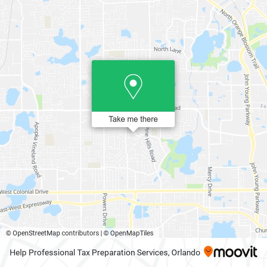 Help Professional Tax Preparation Services map