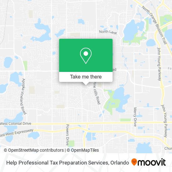 Mapa de Help Professional Tax Preparation Services