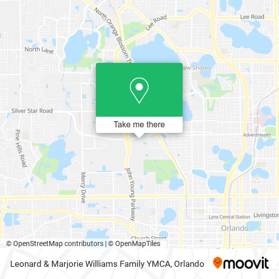 Mapa de Leonard & Marjorie Williams Family YMCA