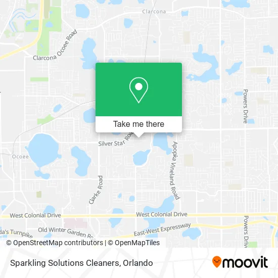 Sparkling Solutions Cleaners map