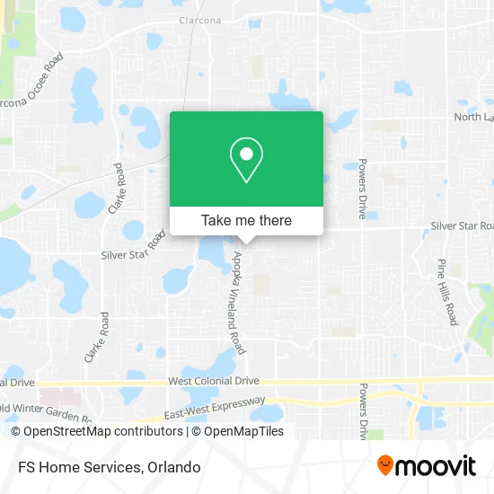 FS Home Services map