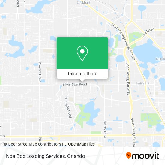 Nda Box Loading Services map