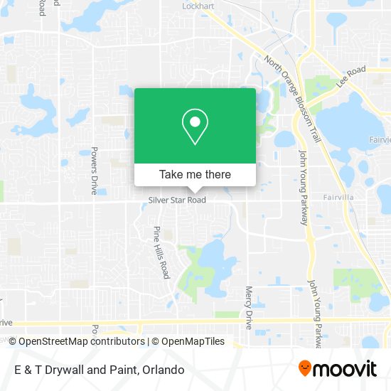 E & T Drywall and Paint map