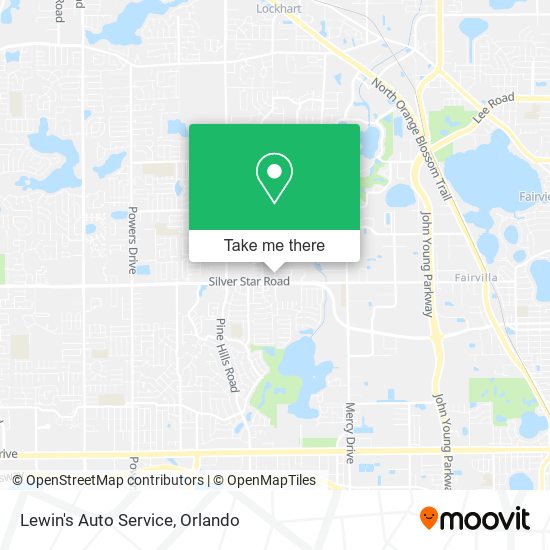 Lewin's Auto Service map