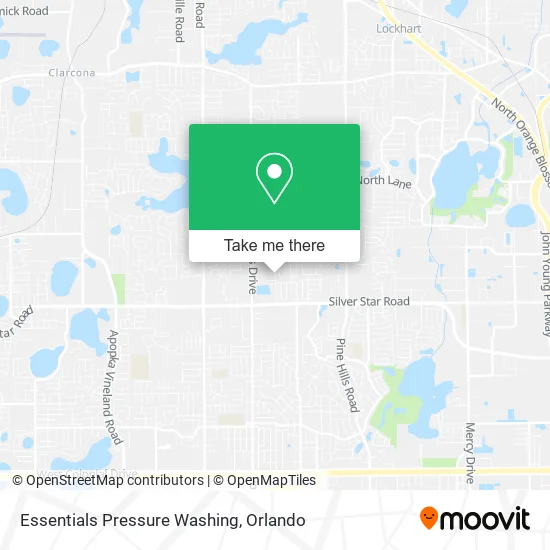 Essentials Pressure Washing map