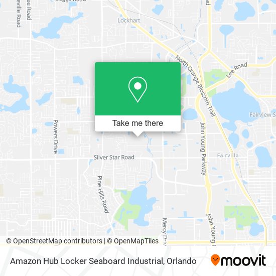 Mapa de Amazon Hub Locker Seaboard Industrial