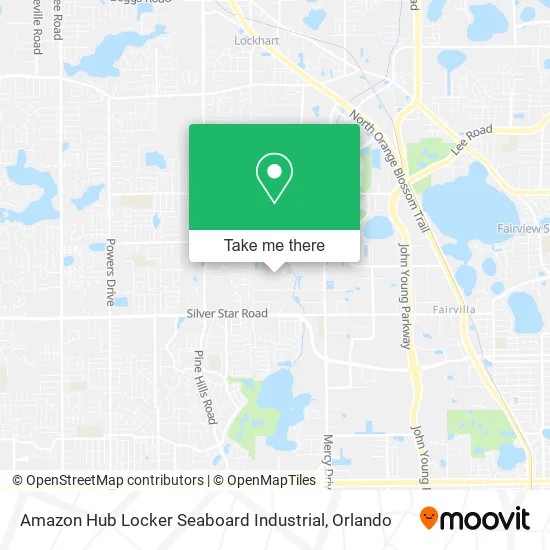 Mapa de Amazon Hub Locker Seaboard Industrial