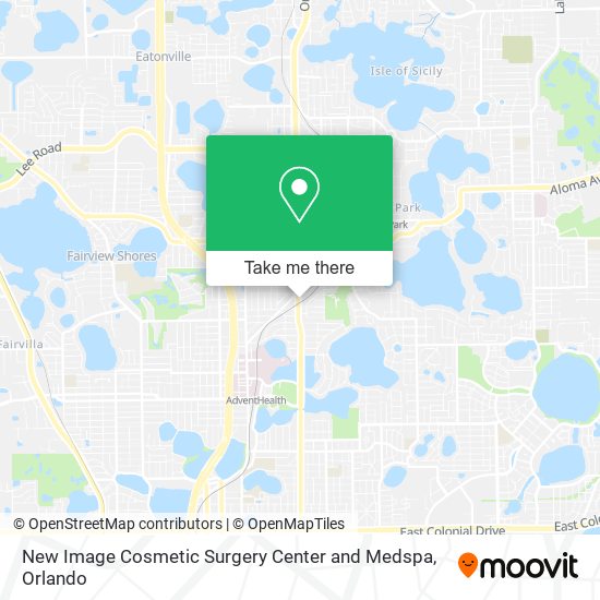 New Image Cosmetic Surgery Center and Medspa map