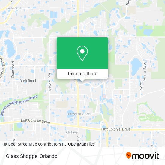 Mapa de Glass Shoppe