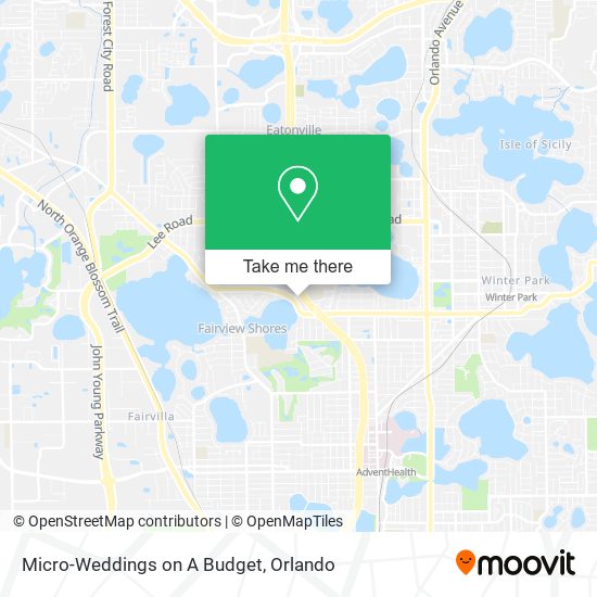 Mapa de Micro-Weddings on A Budget