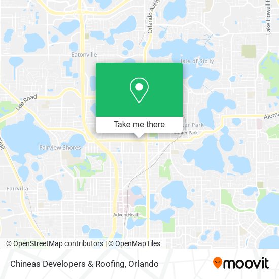 Mapa de Chineas Developers & Roofing