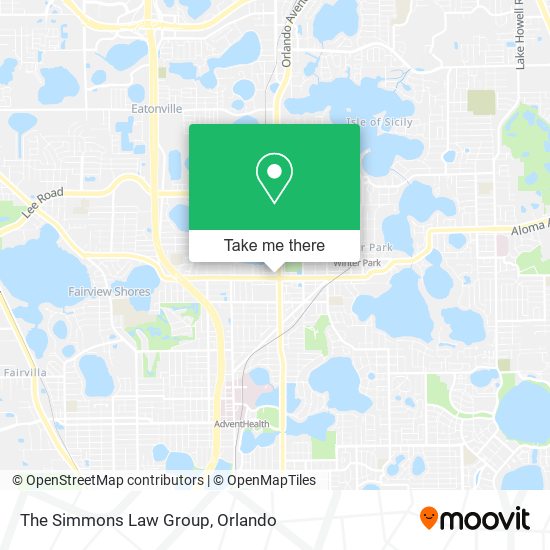 Mapa de The Simmons Law Group