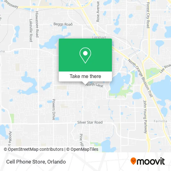 Cell Phone Store map