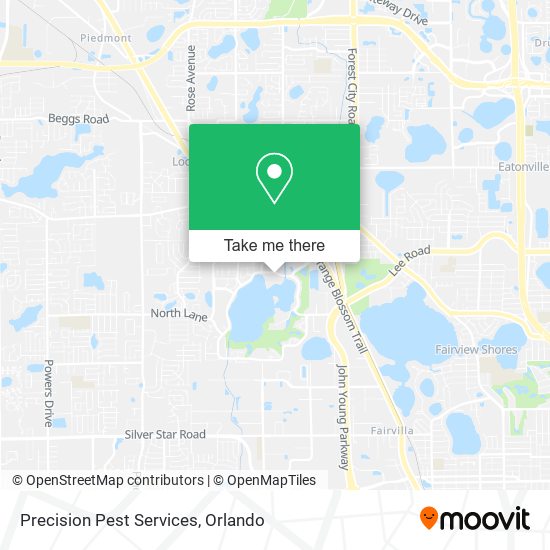 Precision Pest Services map