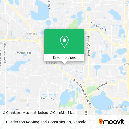 Mapa de J Pederson Roofing and Construction