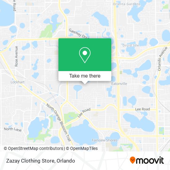 Mapa de Zazay Clothing Store