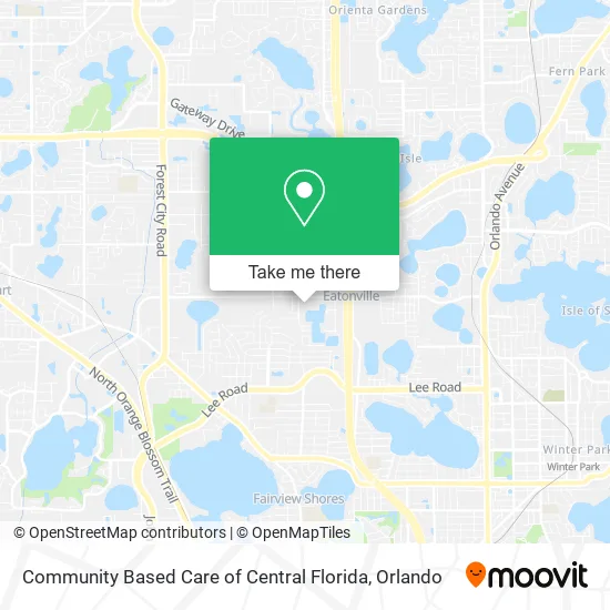 Community Based Care of Central Florida map