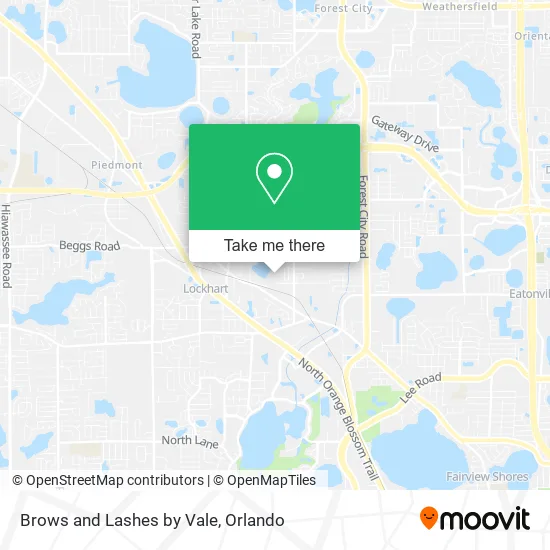 Brows and Lashes by Vale map