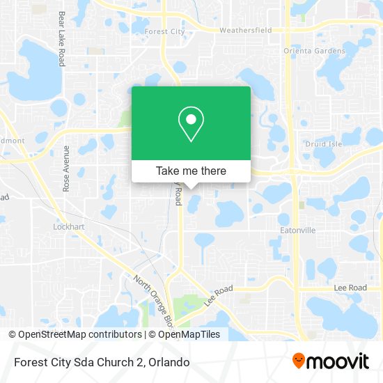 Forest City Sda Church 2 map