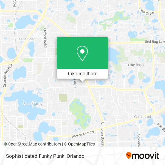 Sophisticated Funky Punk map