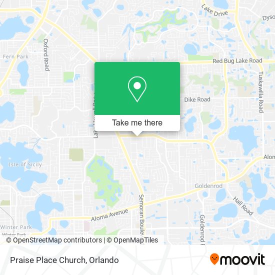Mapa de Praise Place Church