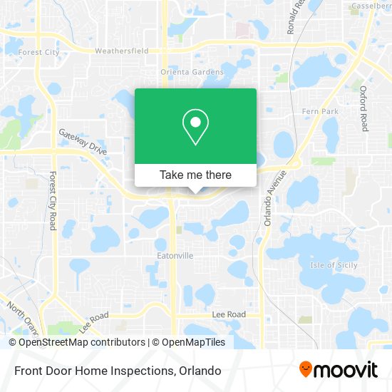 Front Door Home Inspections map