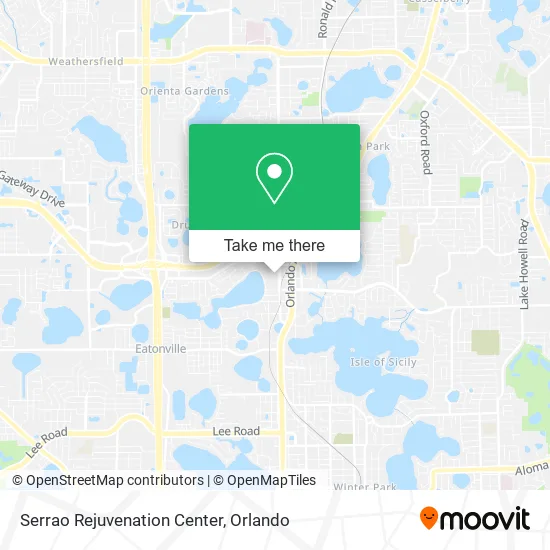 Serrao Rejuvenation Center map