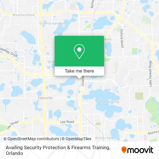 Availing Security Protection & Firearms Training map